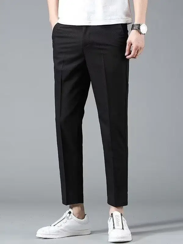 Slim Fit Nine-Tenths Pants Men's New Sle Casual Faion Brand Elastic Slimming Spring Summer Cotton Blend Straight Leg Trou...
Slim Fit Nine-Tenths Pants Men's New Sle Casual Faion Brand Elastic Slimming Spring Summer Cotton Blend Straight Leg Trou...