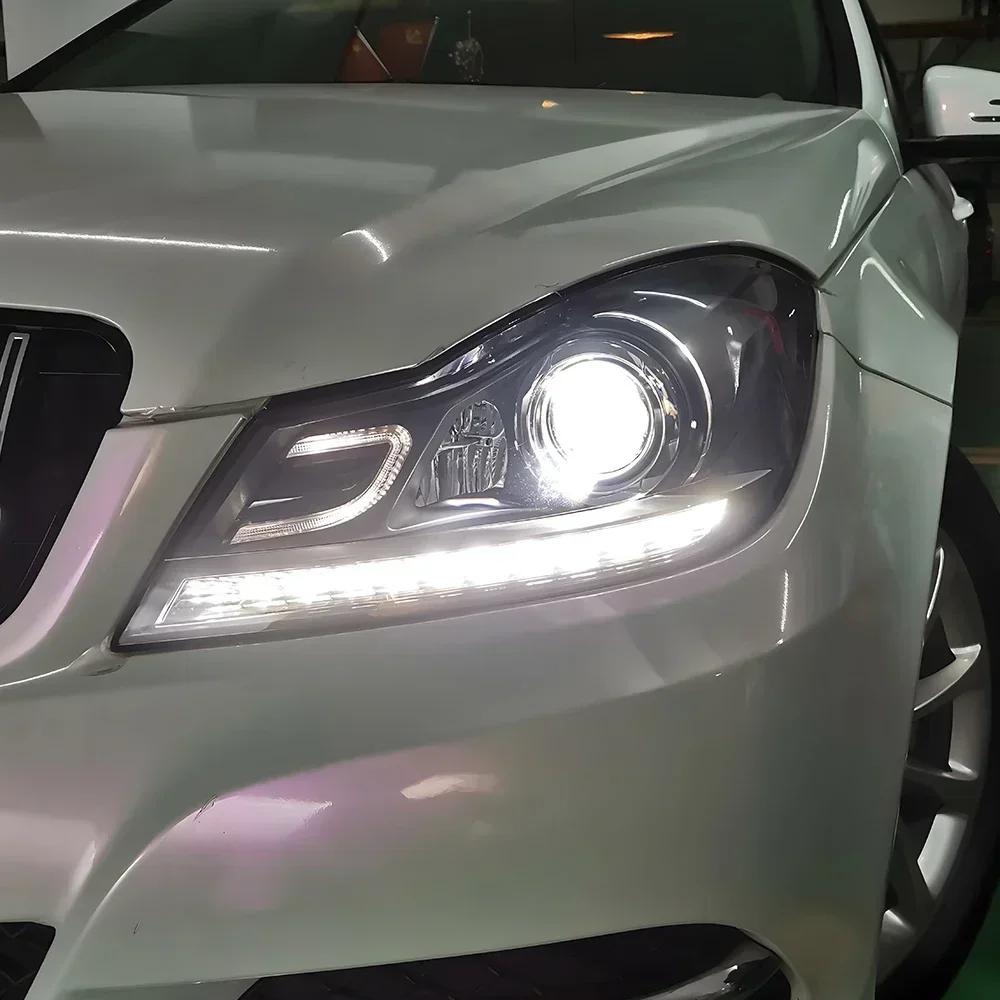 Передние фары автомобиля в сборе для Benz C200 C260 C300 2011-2013 W204 светодиодные автомобильные фары обновление объектива проектора горячая распродажа аксессуары
Передние фары автомобиля в сборе для Benz C200 C260 C300 2011-2013 W204 светодиодные автомобильные фары обновление объектива проектора горячая распродажа аксессуары