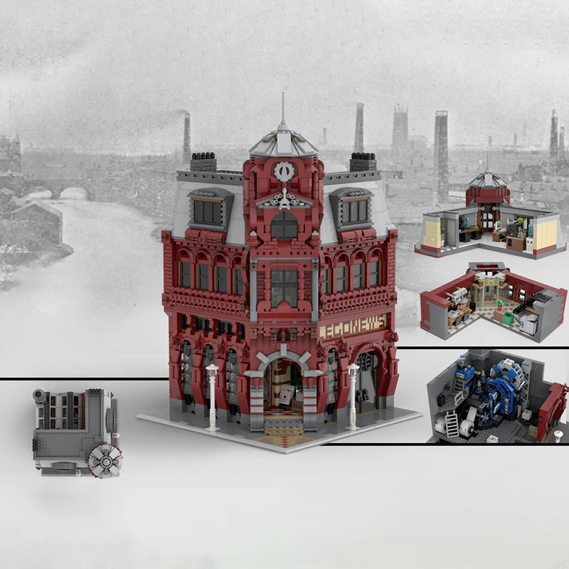 4743PCS STEM The Newspaper Building modular Construction Set - Advanced MOC Building Blocks for Holiday Gift Projects"
4743PCS STEM The Newspaper Building modular Construction Set - Advanced MOC Building Blocks for Holiday Gift Projects"