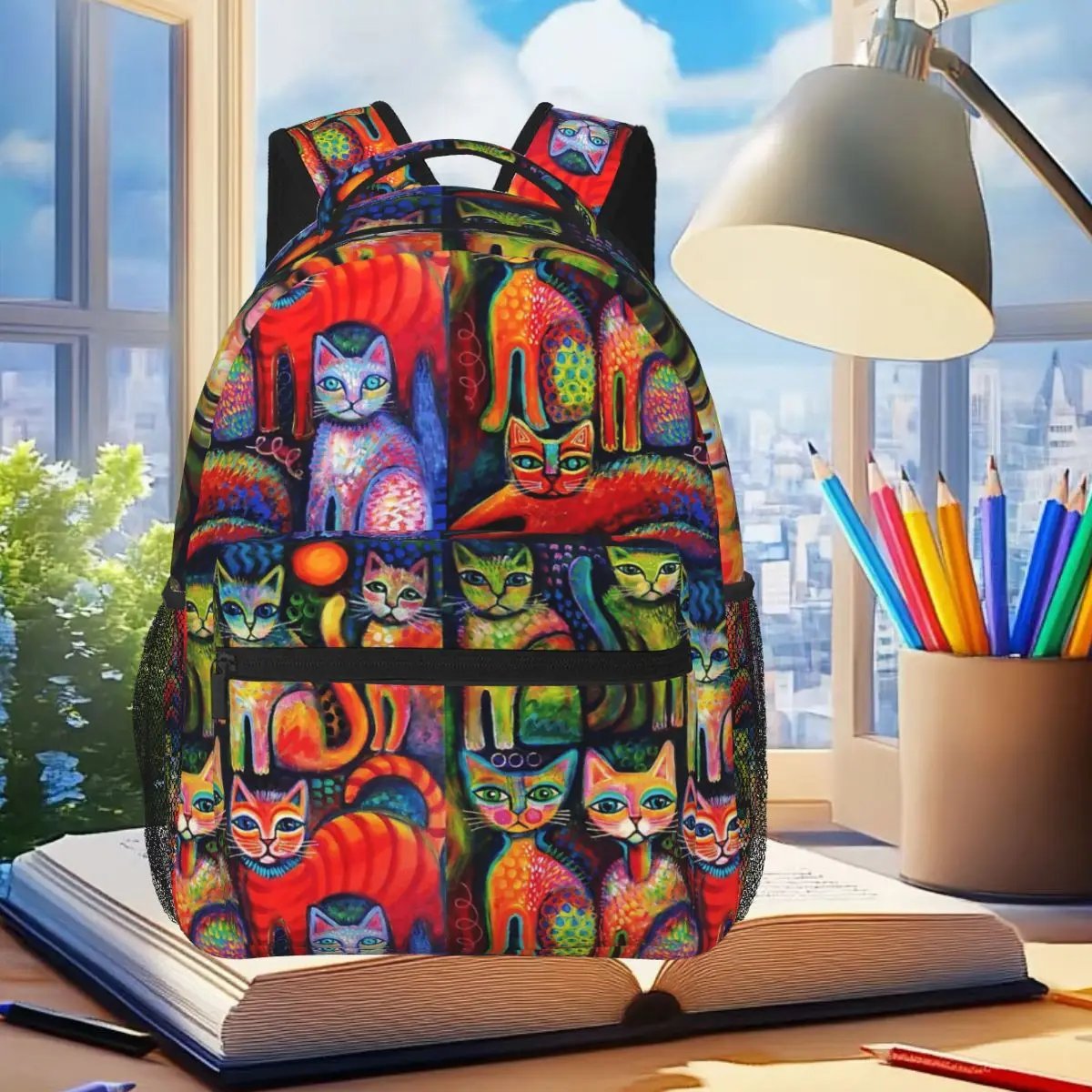Cute Kittens Backpack Student Boys Girls BookBag Kids School Bag Laptop Shoulder Bags for Men Women
Cute Kittens Backpack Student Boys Girls BookBag Kids School Bag Laptop Shoulder Bags for Men Women