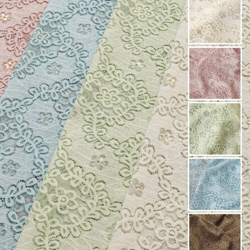 Solid Color Floral Hollow-out Jacquard Fabric for DIY Sewing Handmade Garment Accessories Dress Clothing Fashion Material Cloth
Solid Color Floral Hollow-out Jacquard Fabric for DIY Sewing Handmade Garment Accessories Dress Clothing Fashion Material Cloth
