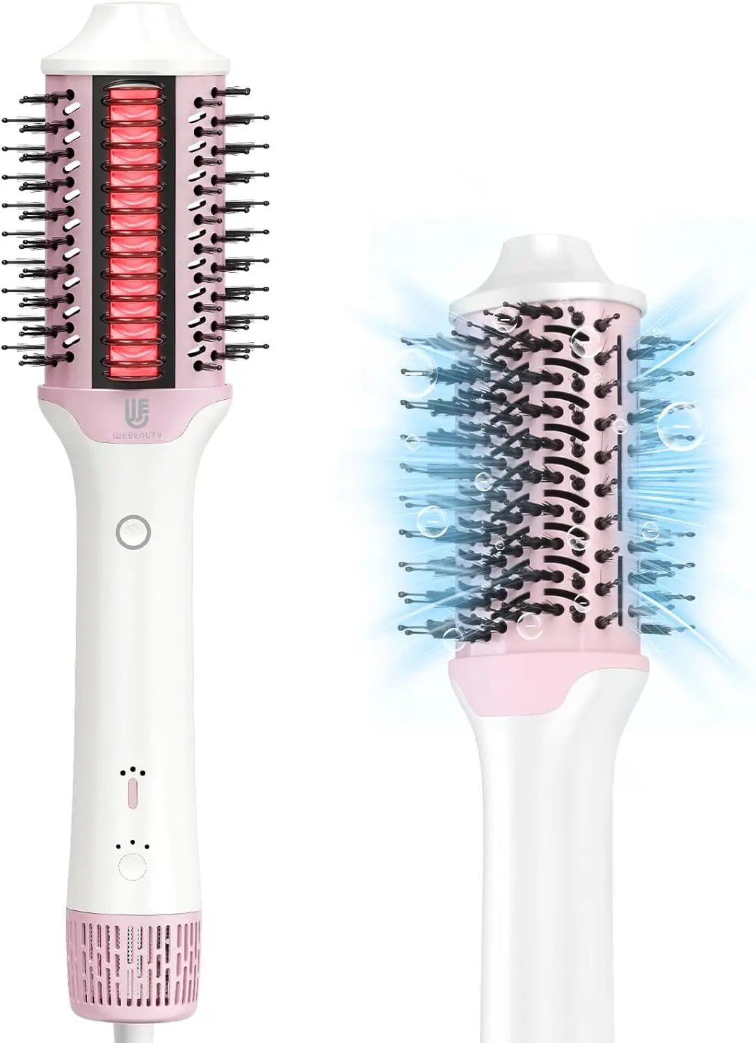 High-Speed Hot Air Styler Brush: 110,000 RPM for Fast Drying, Straightening & Volumizing with Negative Ion Technology (Pink)
High-Speed Hot Air Styler Brush: 110,000 RPM for Fast Drying, Straightening & Volumizing with Negative Ion Technology (Pink)