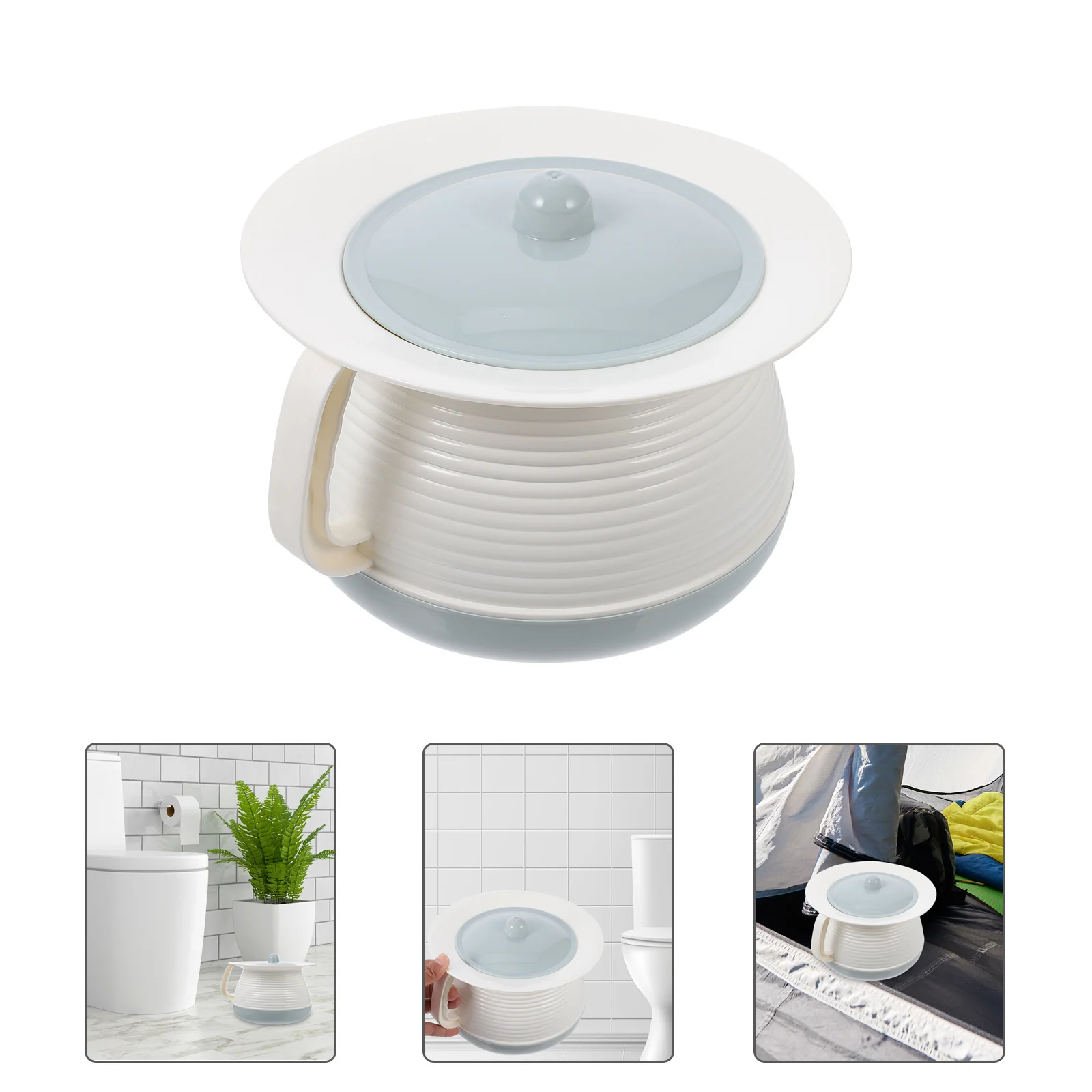 1pc Heavy Duty Plastic Urinal Bucket With Cover Portable Chamber Pot For Home Use Durable Handle Urine Bucket For Elder 
1pc Heavy Duty Plastic Urinal Bucket With Cover Portable Chamber Pot For Home Use Durable Handle Urine Bucket For Elder