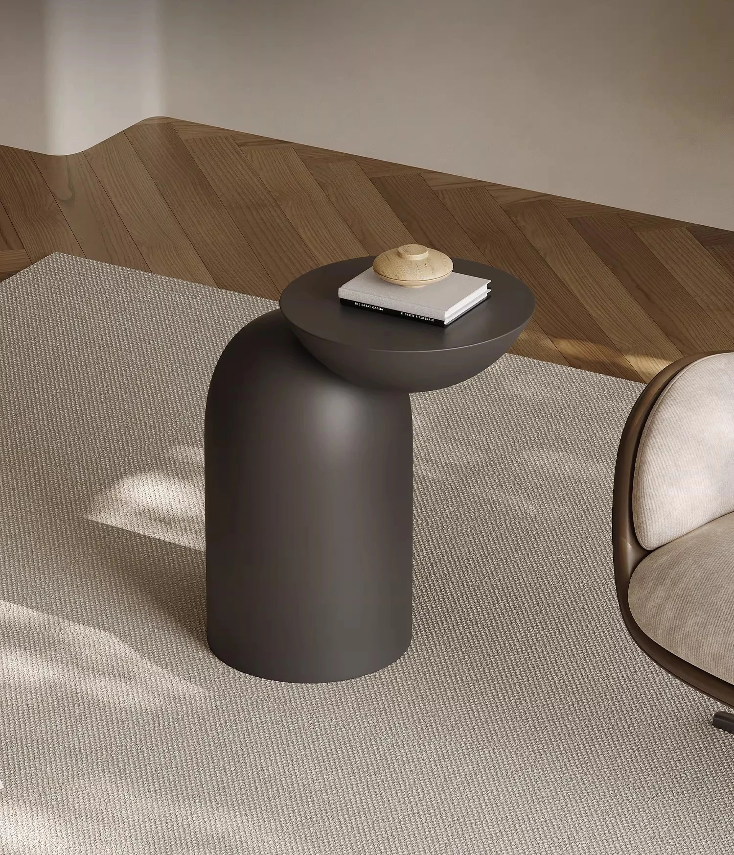 Italian minimalist sofa side few living room household round small coffee table storage designer small table simple art
Italian minimalist sofa side few living room household round small coffee table storage designer small table simple art