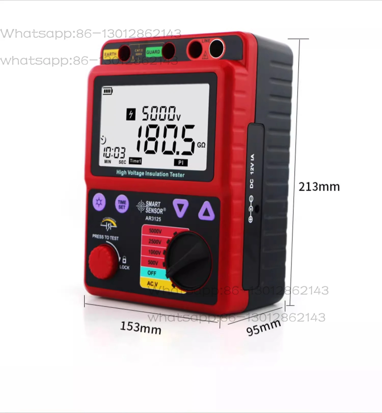 500V megohmmeter electronic insulation resistance tester
500V megohmmeter electronic insulation resistance tester