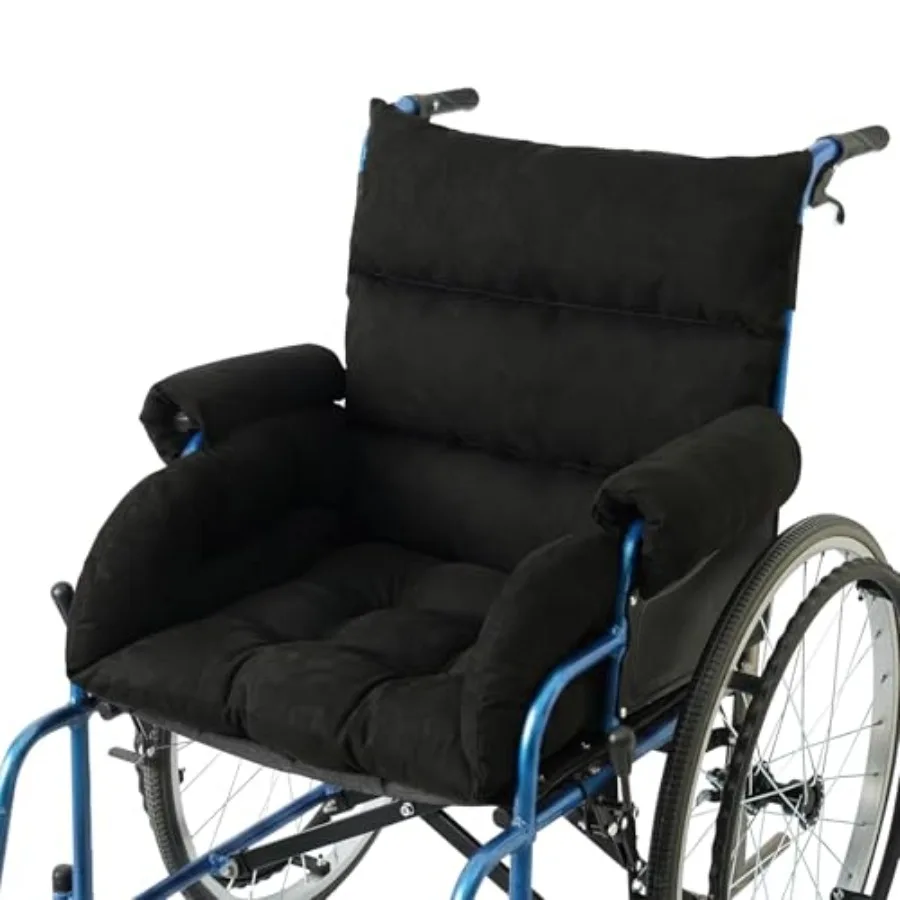 Wheelchair Seat Cushion with Integrated 11 Inch Short Armrest Pads, Comfort and Pressure Relief, All-in-One Support Coccyx and
Wheelchair Seat Cushion with Integrated 11 Inch Short Armrest Pads, Comfort and Pressure Relief, All-in-One Support Coccyx and