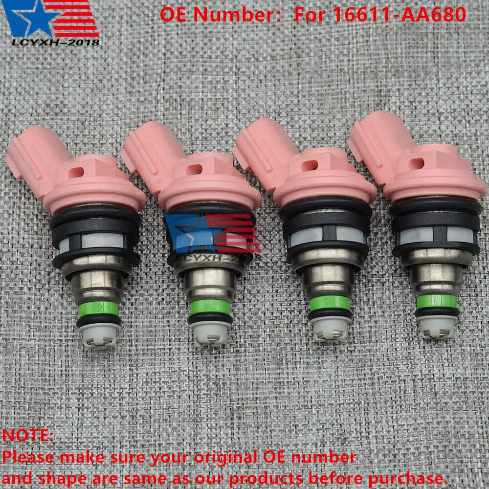 Set of 4 Fuel Injector For 1991-1999 Nissan 1.6L l4 GA16DE Engine 16600-57Y01 US
Set of 4 Fuel Injector For 1991-1999 Nissan 1.6L l4 GA16DE Engine 16600-57Y01 US