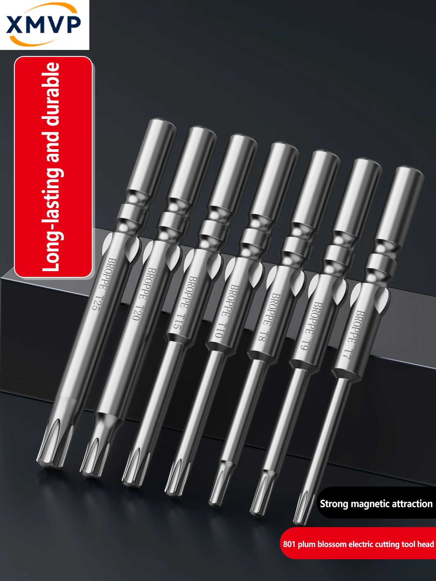 S2 high-strength magnetichead for drill bit 801 round handle electric screwdriver head, wind pick-up head T5, T6, T7, T8, T9
S2 high-strength magnetichead for drill bit 801 round handle electric screwdriver head, wind pick-up head T5, T6, T7, T8, T9