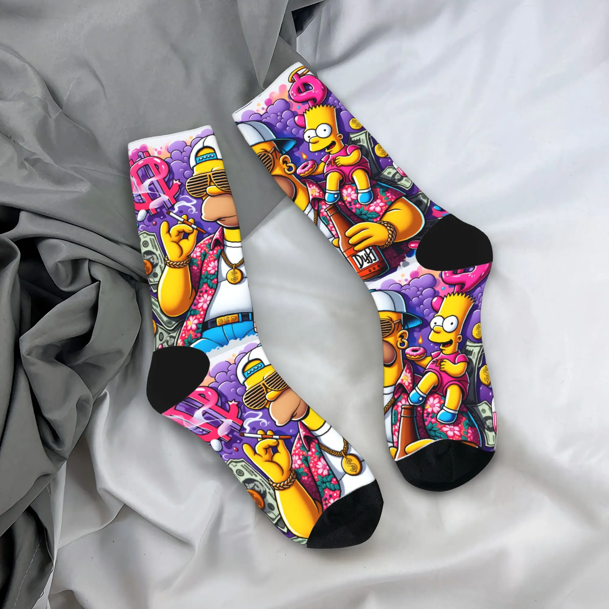 Women Men Socks Homer Bart S-Simpsons Hip Hop Stockings Anti Skid High Quality Socks Autumn Elegant Design Cycling Socks
Women Men Socks Homer Bart S-Simpsons Hip Hop Stockings Anti Skid High Quality Socks Autumn Elegant Design Cycling Socks