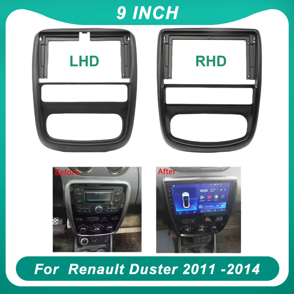 Car radio frame Multimedia Audio Dashboard Panel 9" Fascias For Renault Duster 2011 2012 2013 2014
Car radio frame Multimedia Audio Dashboard Panel 9" Fascias For Renault Duster 2011 2012 2013 2014
