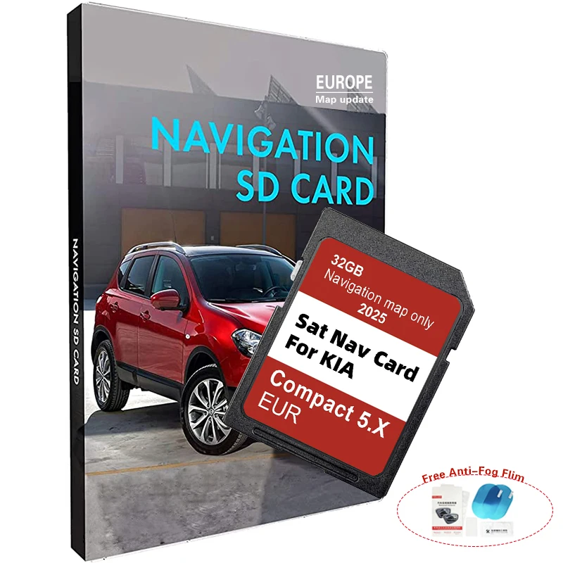 for KIA Compact 5.X Carens/Ceed/Niro/Optima/Picanto/Rio/Soul/Sportage/Stonic 2025 SAT NAV SD Card EU Russia maps GEN5 Navigation
for KIA Compact 5.X Carens/Ceed/Niro/Optima/Picanto/Rio/Soul/Sportage/Stonic 2025 SAT NAV SD Card EU Russia maps GEN5 Navigation
