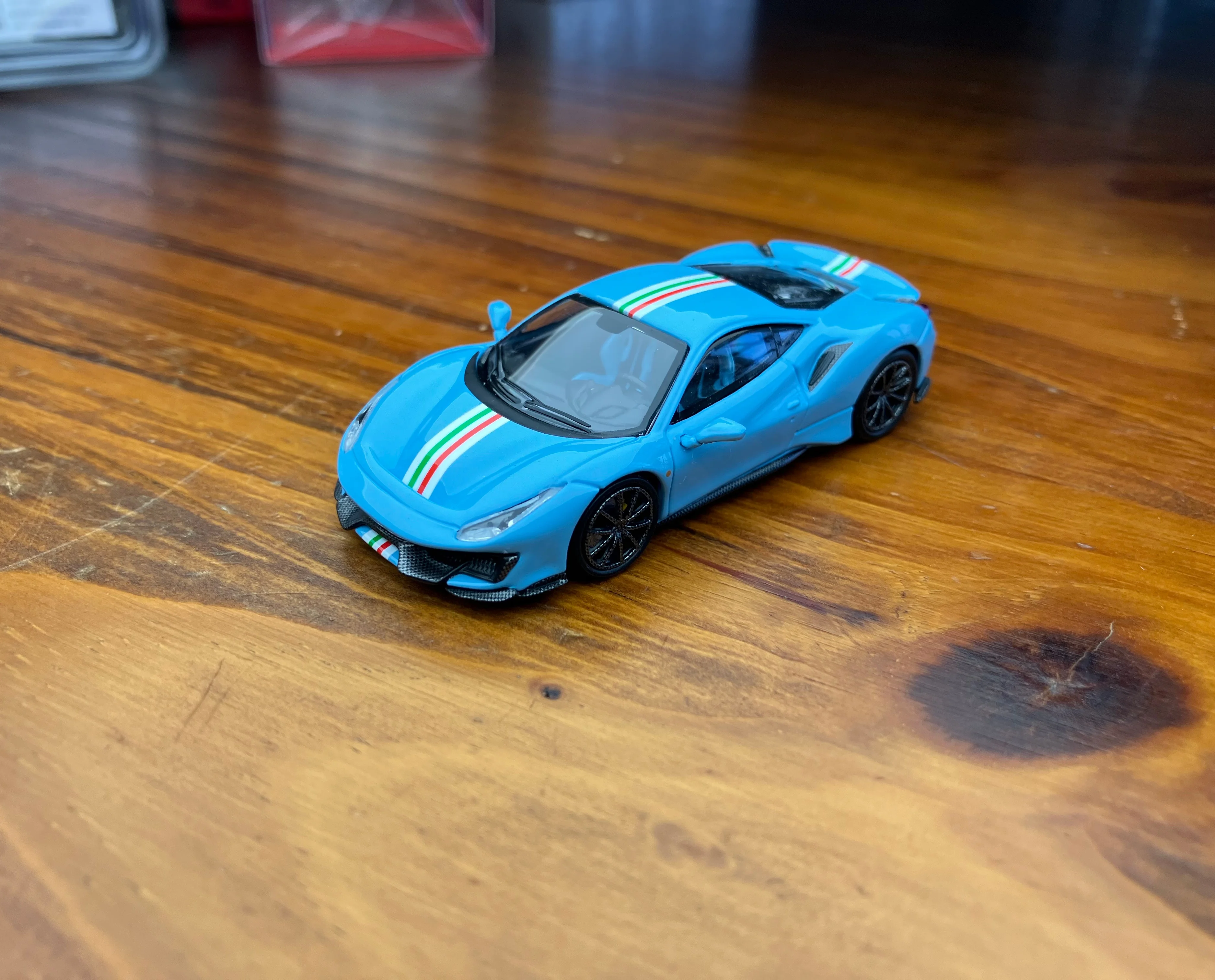 TOC 1:64 Blue 488 Pista Coupe Sports Model Diecast Collect Car
TOC 1:64 Blue 488 Pista Coupe Sports Model Diecast Collect Car