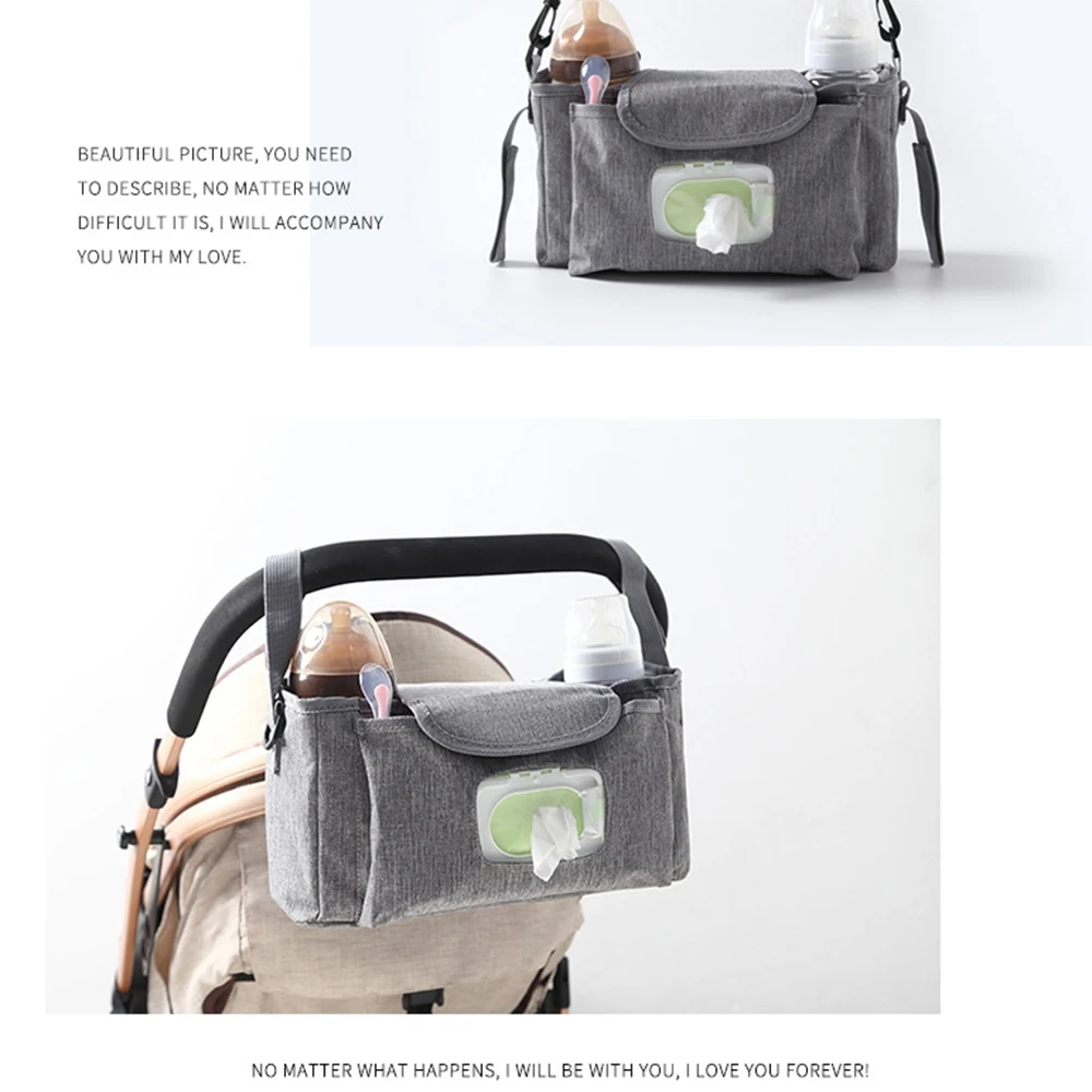Multifunctional Baby Stroller Bag Waterproof with Multiple Pockets Wet Wipe Hanging Bag Large Capacity Baby Care
Multifunctional Baby Stroller Bag Waterproof with Multiple Pockets Wet Wipe Hanging Bag Large Capacity Baby Care