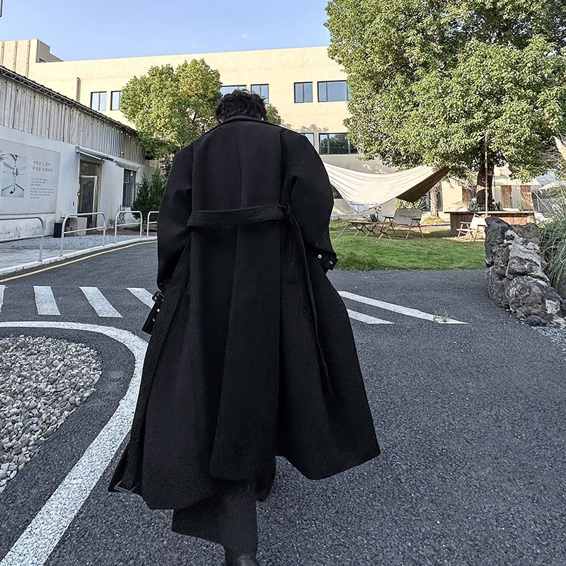 Мужское шерстяное двубортное пальто в американском ретро-стиле, осенне-зимнее, до колен, модное, в корейском стиле, для молодежи
Мужское шерстяное двубортное пальто в американском ретро-стиле, осенне-зимнее, до колен, модное, в корейском стиле, для молодежи