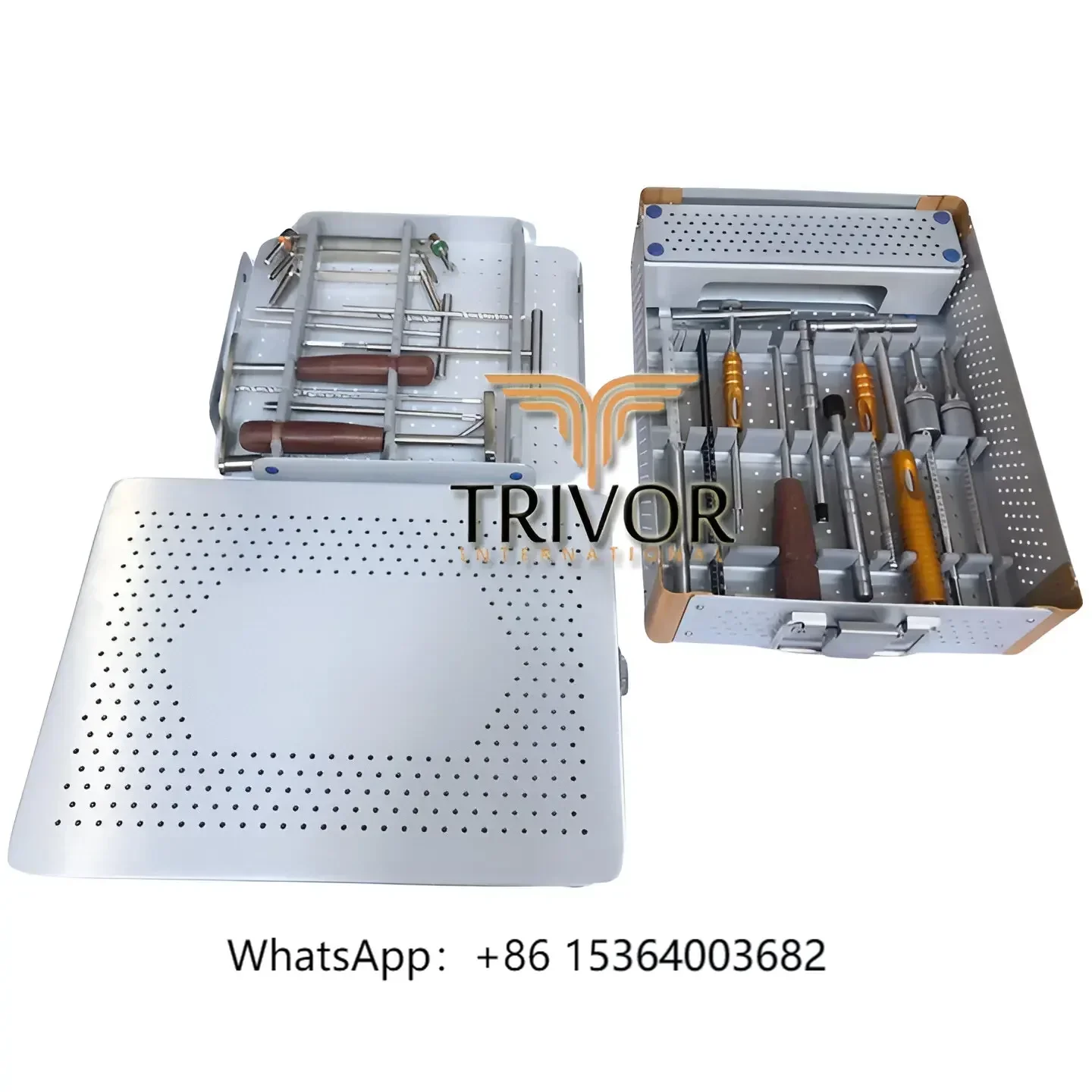 CE ISO Verified 27Pcs DHS DCS Instrument Set With 4.5mm,6.5mm Screw Rack & Aluminium Box
CE ISO Verified 27Pcs DHS DCS Instrument Set With 4.5mm,6.5mm Screw Rack & Aluminium Box