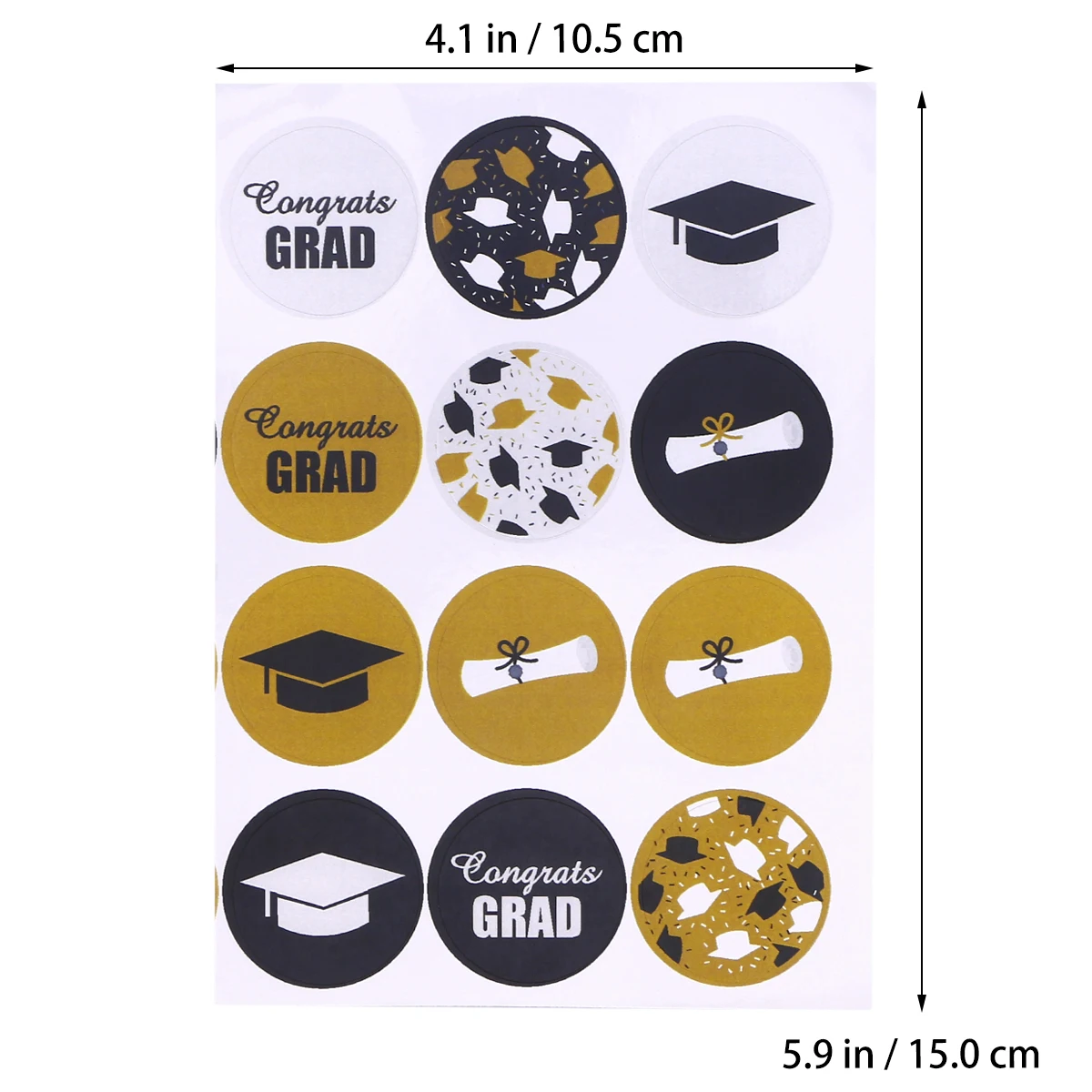 240 Pcs Certificate Stickers Round Labels Sealing Decorative Adhesive for Balloons Cards Parcels Gift Wraps Folder Tags
240 Pcs Certificate Stickers Round Labels Sealing Decorative Adhesive for Balloons Cards Parcels Gift Wraps Folder Tags