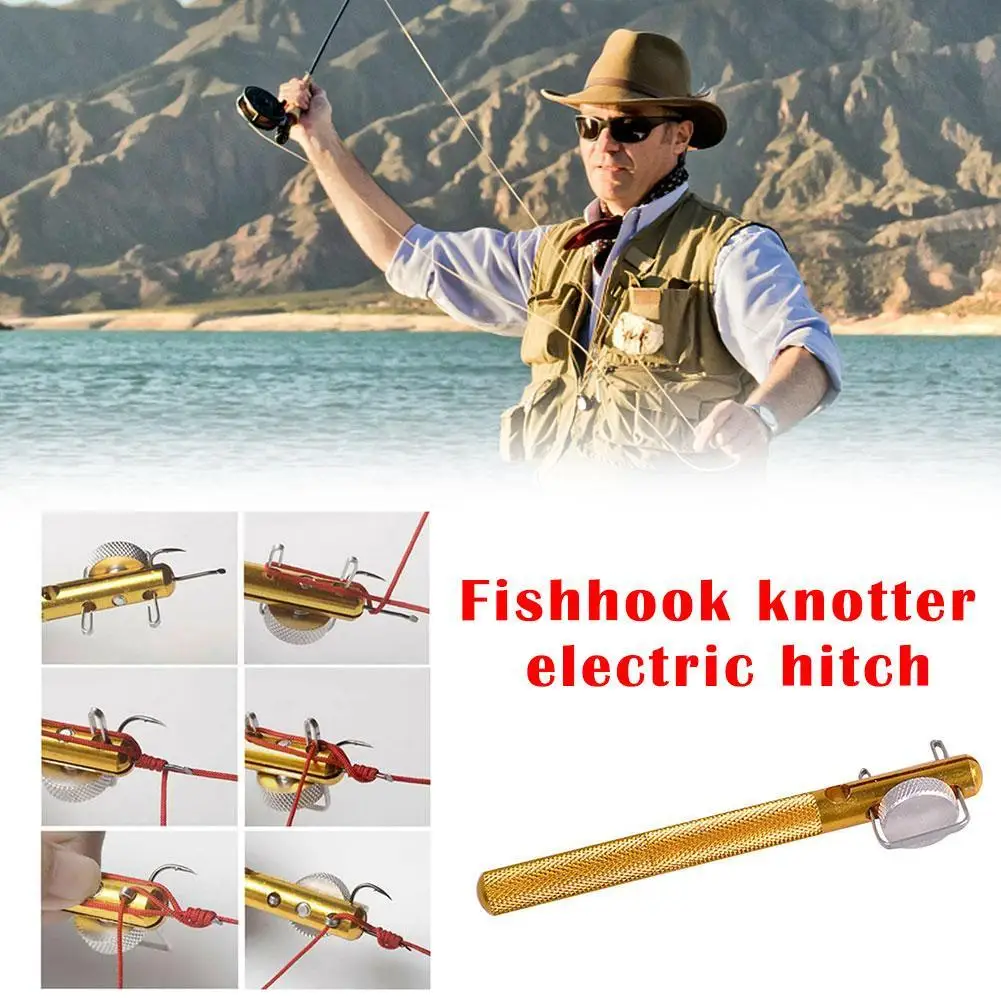 1pcs Hook Knotter Electric Hook Tie Metal Yellow Fishing Hooking Fishing Tackle Device Table Accessories Supplies Fishing S4Z0
1pcs Hook Knotter Electric Hook Tie Metal Yellow Fishing Hooking Fishing Tackle Device Table Accessories Supplies Fishing S4Z0
