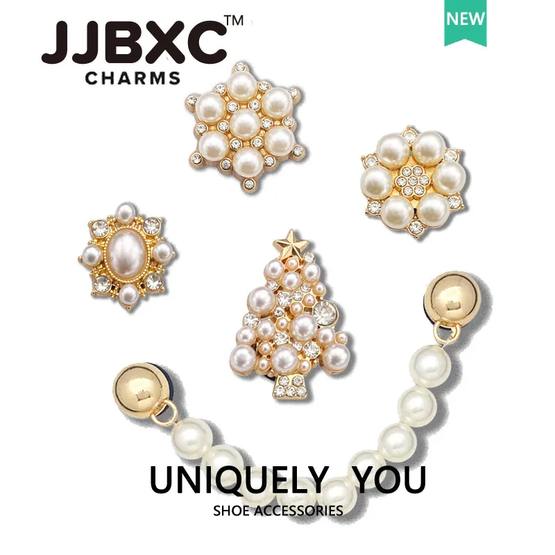 Металлические аксессуары для обуви JJBXC CHARM, жемчужный цветок, цепочка для рождественской елки, сделай сам, модная обувь, украшения, подходит для кроссовок
Металлические аксессуары для обуви JJBXC CHARM, жемчужный цветок, цепочка для рождественской елки, сделай сам, модная обувь, украшения, подходит для кроссовок