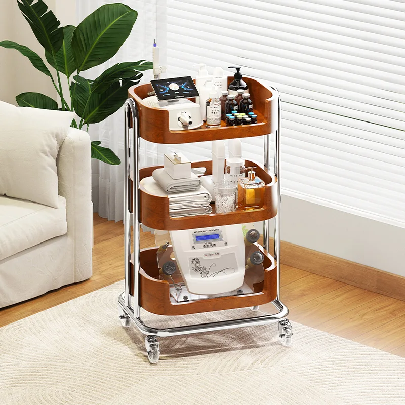 Beauty Salon Specific Rolling Cart Modern Simple Storage Salon Trolley Utility Makeup Salon Furniture Тележка Мастера FYST
Beauty Salon Specific Rolling Cart Modern Simple Storage Salon Trolley Utility Makeup Salon Furniture Тележка Мастера FYST