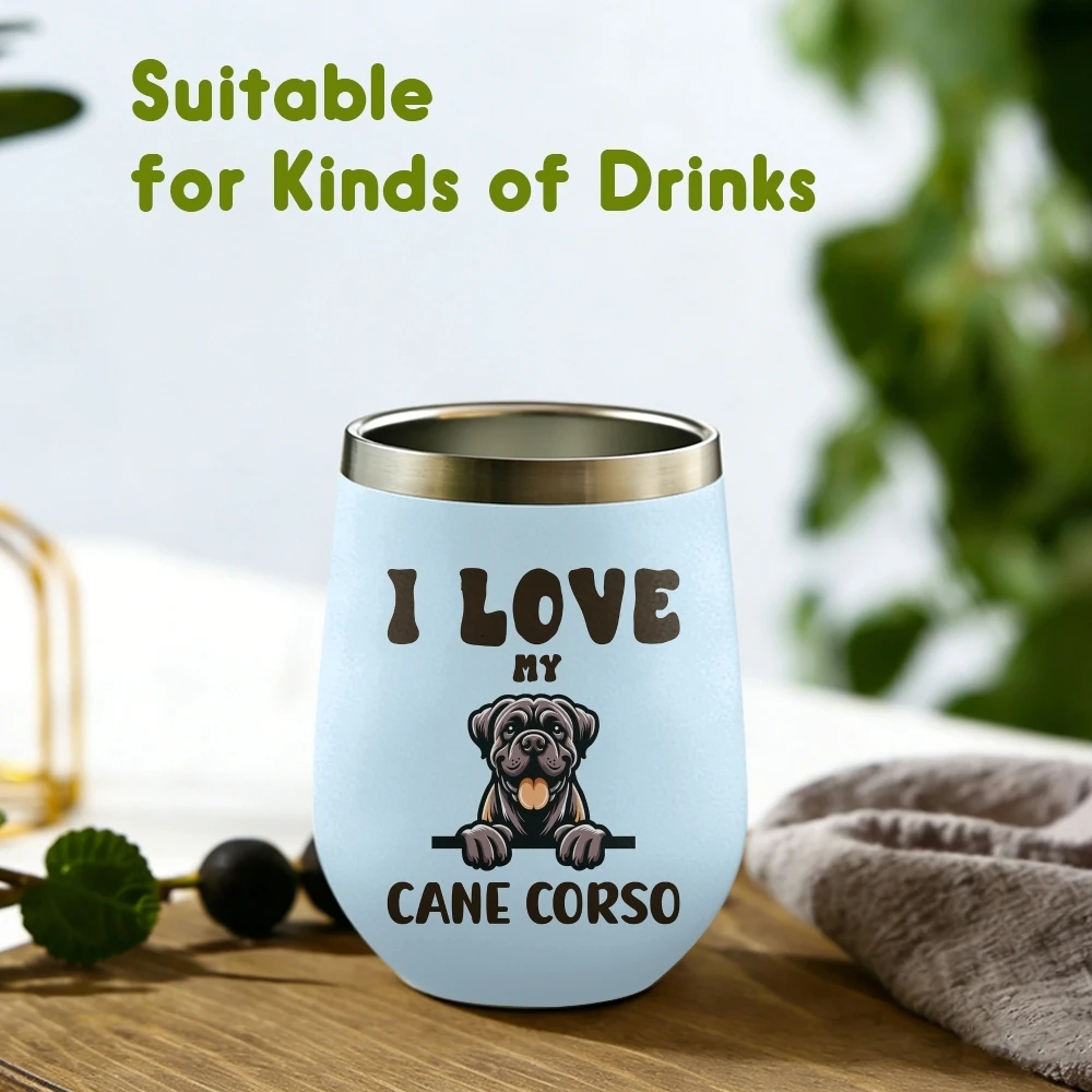 Cane Corso Vacuum Flasks 12oz Insulated Wine Tumbler Vacuum Coffee Mug Egg Shape Thermos Cup
Cane Corso Vacuum Flasks 12oz Insulated Wine Tumbler Vacuum Coffee Mug Egg Shape Thermos Cup