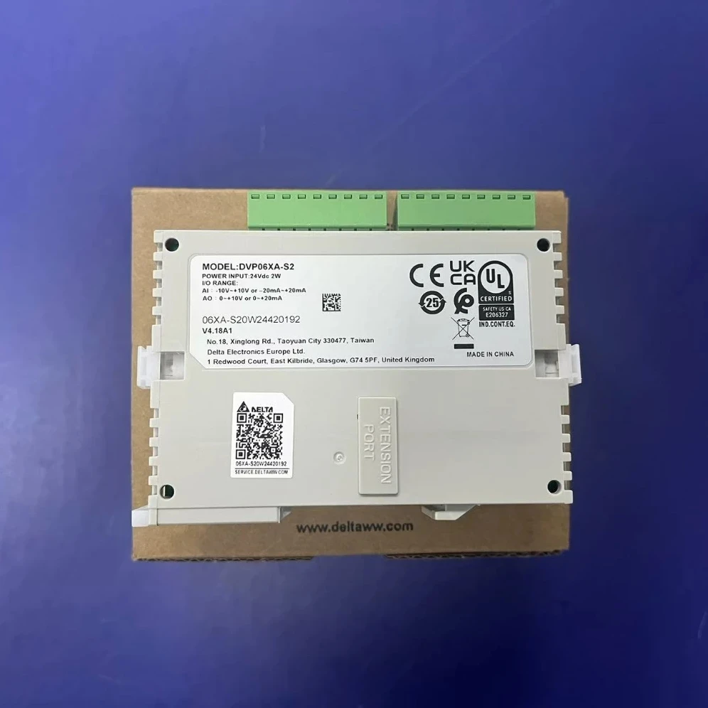 DVP-S Series DVP06XA-S2 PLC Input Output (I/O) Module
DVP-S Series DVP06XA-S2 PLC Input Output (I/O) Module