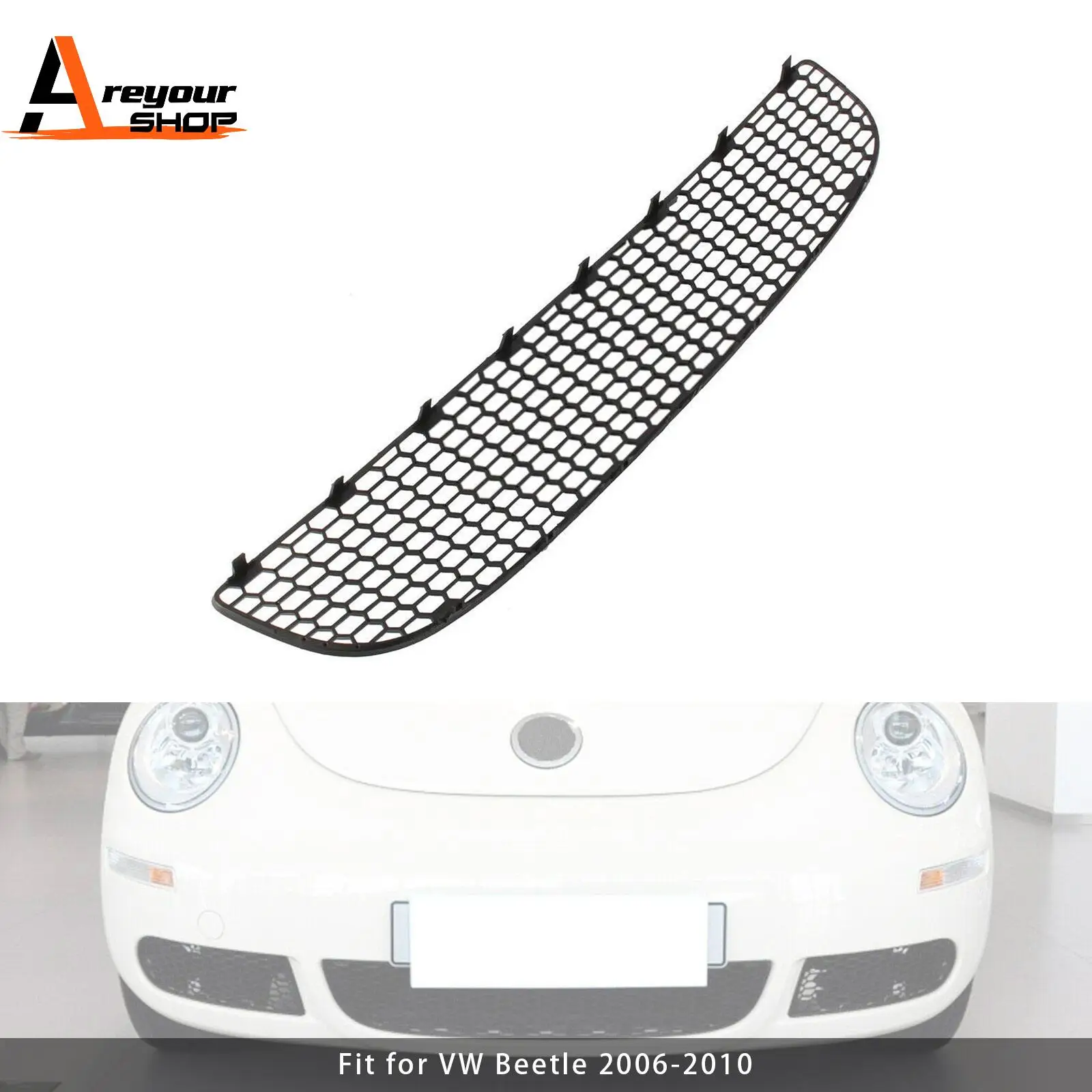 Front Lower Bumper Center Honeycombed Mesh Grille for VW Beetle 2006 2007 2008 2009 2010
Front Lower Bumper Center Honeycombed Mesh Grille for VW Beetle 2006 2007 2008 2009 2010
