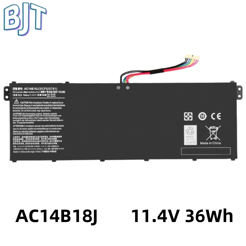 New Laptop Battery AC14B13J AC14B18J Battery for Acer Aspire V3-111 V5-122 V5-132P V3-112 ES1-511 ES1-512 E3-111 E3-112 3Cell
New Laptop Battery AC14B13J AC14B18J Battery for Acer Aspire V3-111 V5-122 V5-132P V3-112 ES1-511 ES1-512 E3-111 E3-112 3Cell