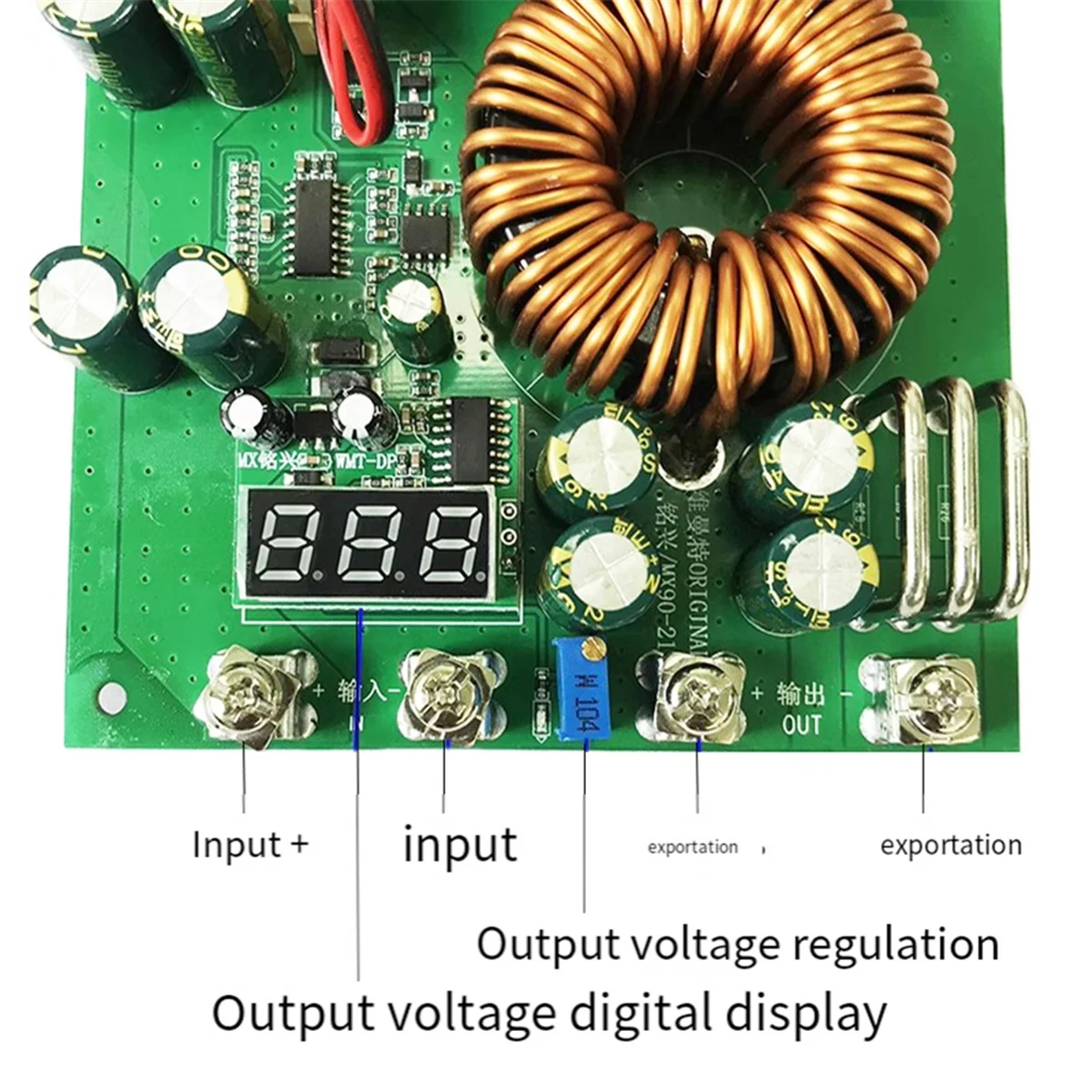 преобразовательDC-DC понижающий модуль питания DC25-90V 1000W50A постоянное напряжение понижающий преобразователь постоянного тока напряжение
преобразовательDC-DC понижающий модуль питания DC25-90V 1000W50A постоянное напряжение понижающий преобразователь постоянного тока напряжение