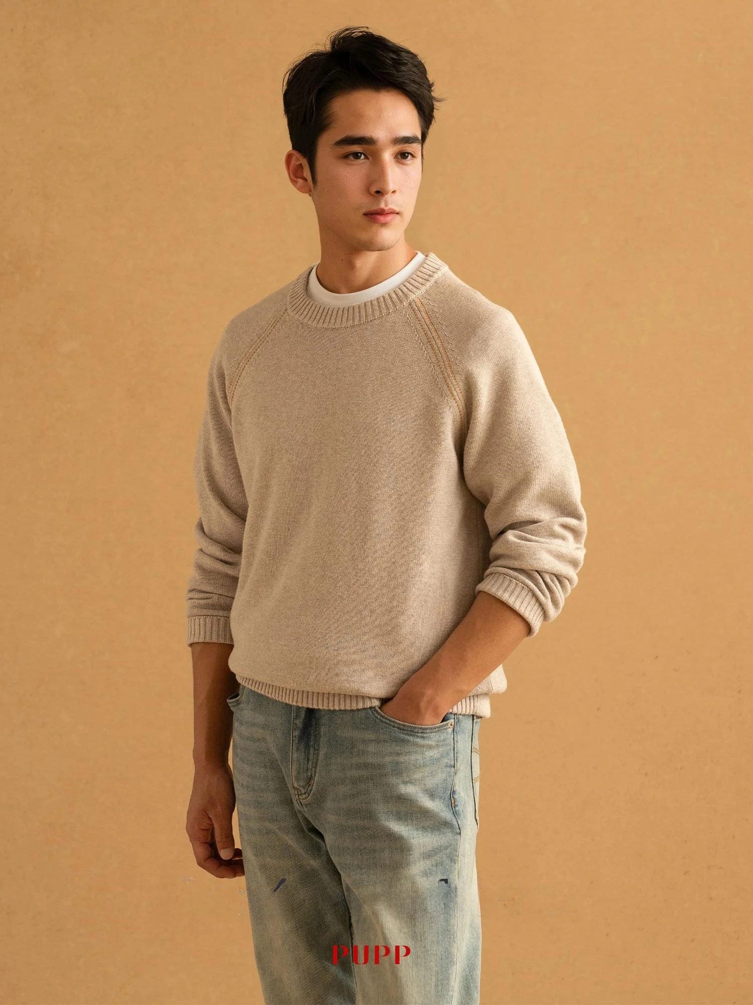 Мужской вязаный свитер с длинным рукавом, круглым вырезом, из хлопково-шерстяной смеси, с вставками на плечах, осенне-зимний, теплый, однотонный, деловой стиль
Мужской вязаный свитер с длинным рукавом, круглым вырезом, из хлопково-шерстяной смеси, с вставками на плечах, осенне-зимний, теплый, однотонный, деловой стиль