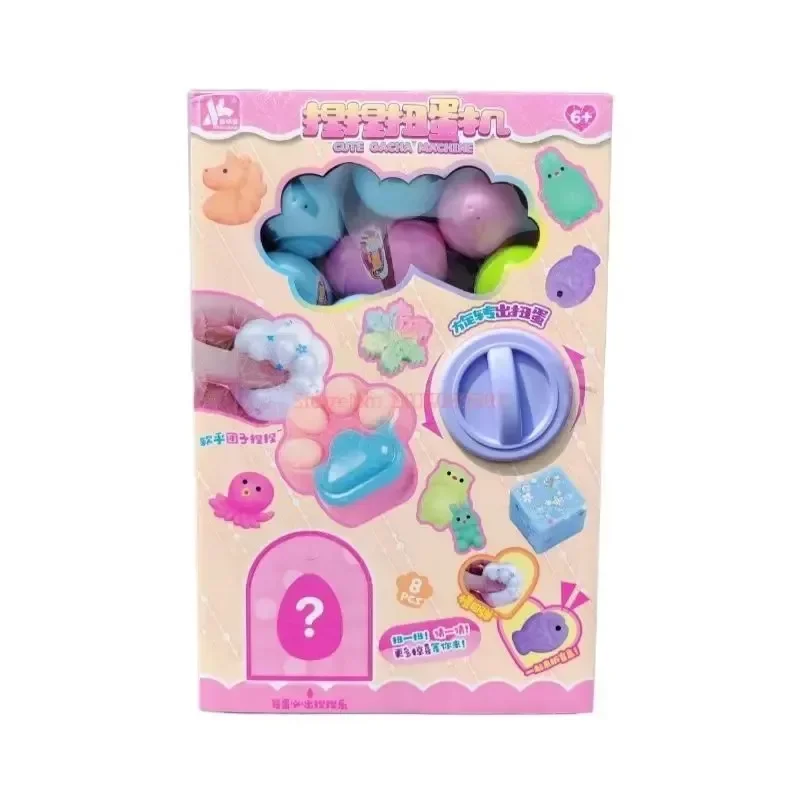 Cute Decompression kneading and twisting egg machine blind box doll pendant children's decompression toy gift box
Cute Decompression kneading and twisting egg machine blind box doll pendant children's decompression toy gift box