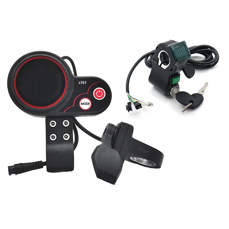 AA79 New LT01 Display Thumb Throttle+Ignition Lock Key With Cruise For Kaabo Mantis 8/10/Wolf Warriorx/Wolf Warrior11 E Scooter
AA79 New LT01 Display Thumb Throttle+Ignition Lock Key With Cruise For Kaabo Mantis 8/10/Wolf Warriorx/Wolf Warrior11 E Scooter