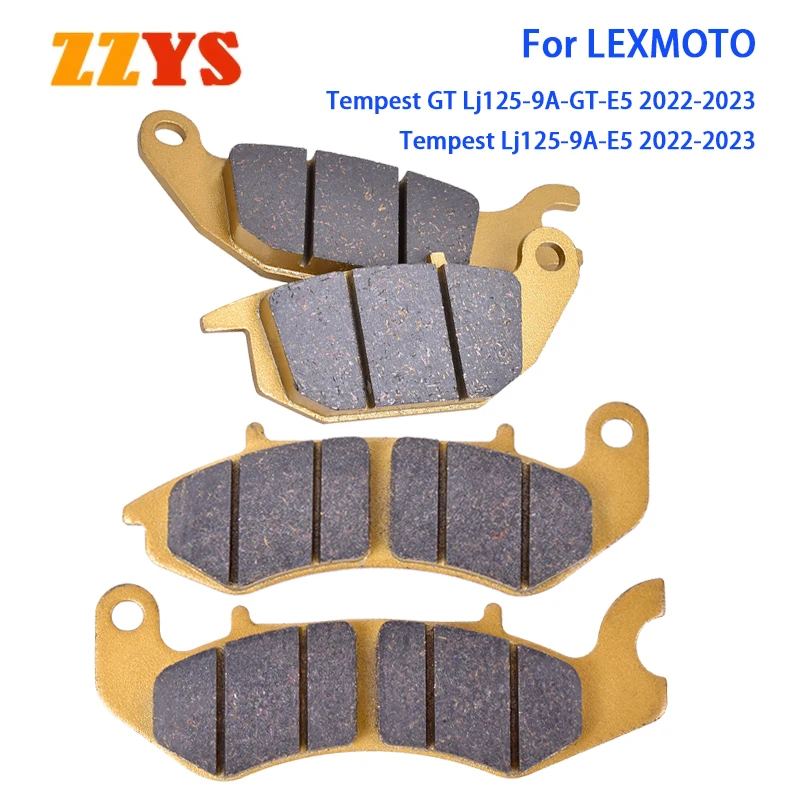 Motorcycle Front Rear Brake Pad Set for LEXMOTO Tempest GT Lj125-9A-GT-E5 2022 2023 Ceramic Fiber Material
Motorcycle Front Rear Brake Pad Set for LEXMOTO Tempest GT Lj125-9A-GT-E5 2022 2023 Ceramic Fiber Material