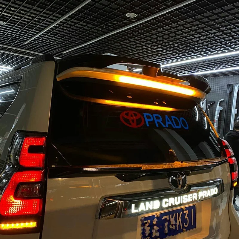 Спойлер для Toyota Cruiser Prado, Европейский спойлер из АБС-пластика и углеродного волокна, внешний вид, задний спойлер на крышу багажника, чехол для автомобиля 2010-2023
Спойлер для Toyota Cruiser Prado, Европейский спойлер из АБС-пластика и углеродного волокна, внешний вид, задний спойлер на крышу багажника, чехол для автомобиля 2010-2023