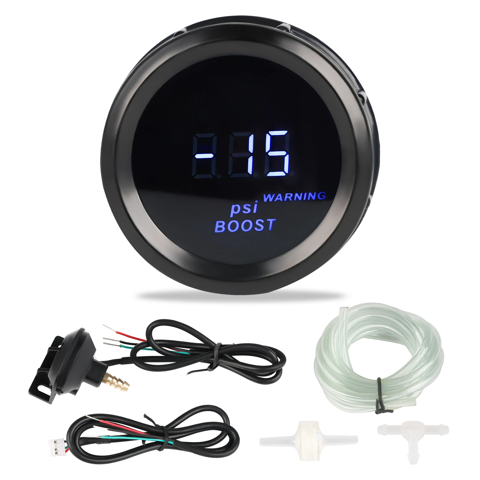 Датчик турбонаддува PSI DC12V 2 "52 мм, комплект измерителя с датчиком наддува и синей подсветкой для автомобиля, грузовика, автомобильной промышленности 
Датчик турбонаддува PSI DC12V 2 "52 мм, комплект измерителя с датчиком наддува и синей подсветкой для автомобиля, грузовика, автомобильной промышленности