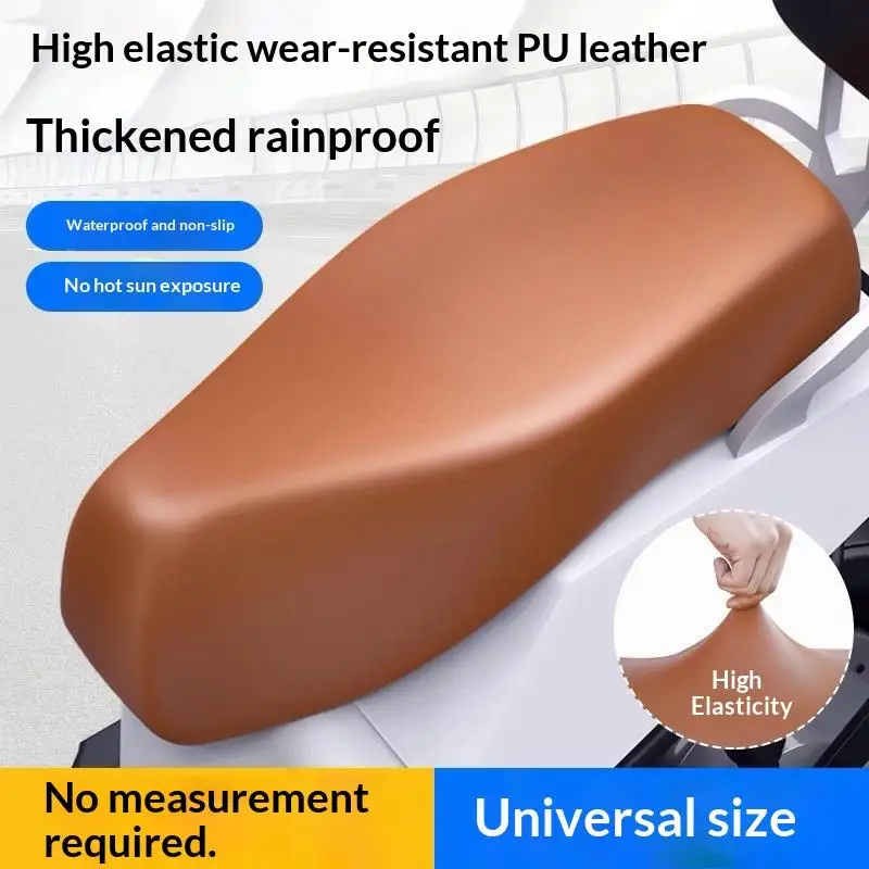Waterproof Motorcycle Seat Cover, Elastic Leather Scooter Seat Protector, Universal Motorbike Cushion Cover For Electric Bike
Waterproof Motorcycle Seat Cover, Elastic Leather Scooter Seat Protector, Universal Motorbike Cushion Cover For Electric Bike