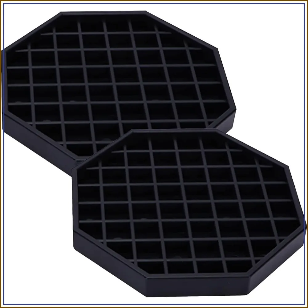 6" Octagonal Drip Trays, Black Plastic with Honeycomb Grid, 2-Pack for Coffee Station & Bar
6" Octagonal Drip Trays, Black Plastic with Honeycomb Grid, 2-Pack for Coffee Station & Bar
