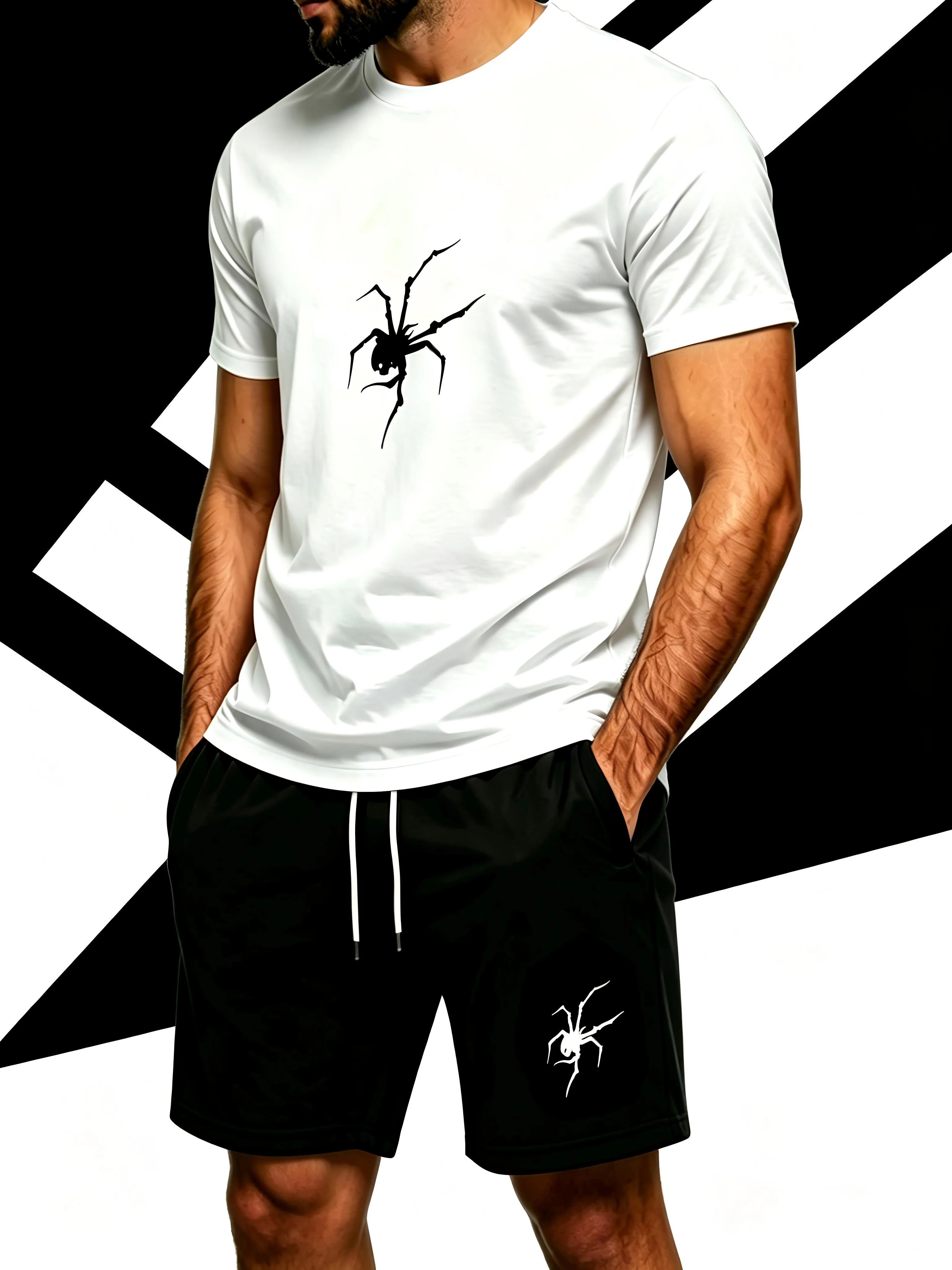 2026 New Men's Summer Breathable Sportswear Short Sleeve Shorts, Lightweight and Comfortable, Sporty Style Made in China
2026 New Men's Summer Breathable Sportswear Short Sleeve Shorts, Lightweight and Comfortable, Sporty Style Made in China
