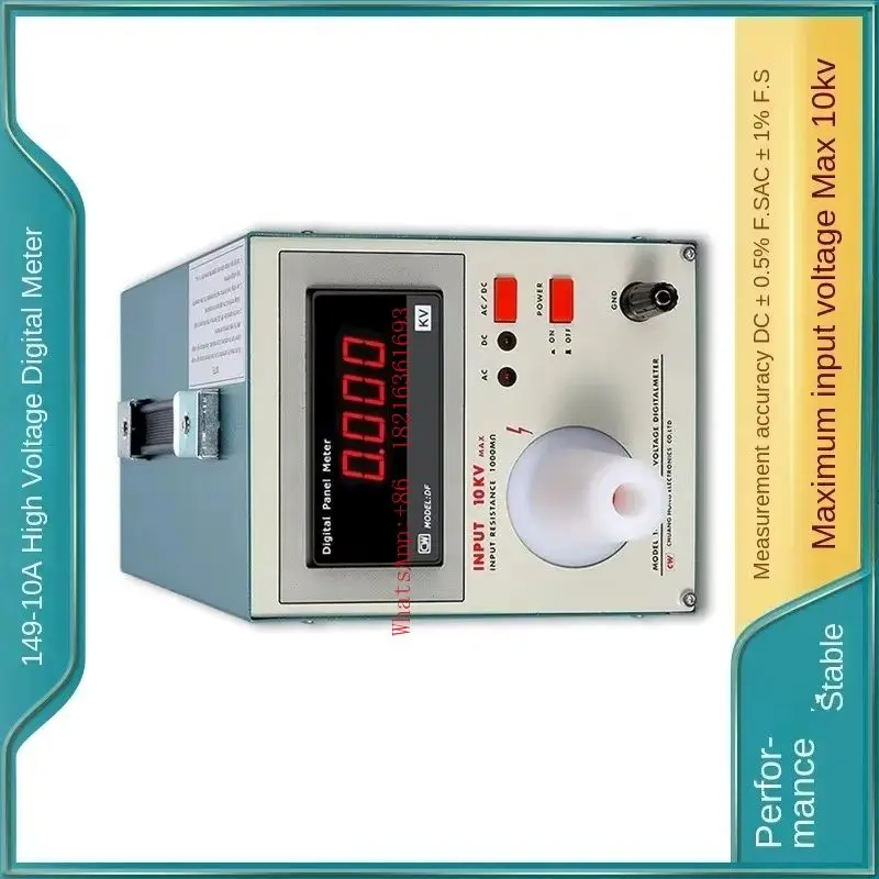 NEW Impedance 1000M Ω High Voltage Test 149-10A High Voltage Digital Meter Maximum Test 10KV
NEW Impedance 1000M Ω High Voltage Test 149-10A High Voltage Digital Meter Maximum Test 10KV