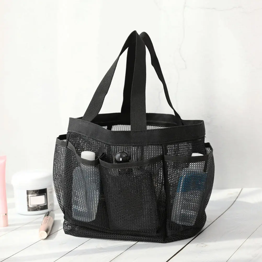 Black Large Mesh Beach Tote Bag Multi-Pocket Design Travel Toiletry Storage Bag Sand Proof Mesh Organizer for Pool Beach Use
Black Large Mesh Beach Tote Bag Multi-Pocket Design Travel Toiletry Storage Bag Sand Proof Mesh Organizer for Pool Beach Use