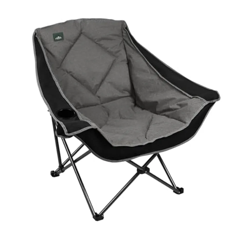 Oversized Foldable Camping Chair, Outdoor Padded Lawn Chair w/Cup Holder, Carry Bag for Beach, Hiking, and Picnics, Heavy-Duty
Oversized Foldable Camping Chair, Outdoor Padded Lawn Chair w/Cup Holder, Carry Bag for Beach, Hiking, and Picnics, Heavy-Duty