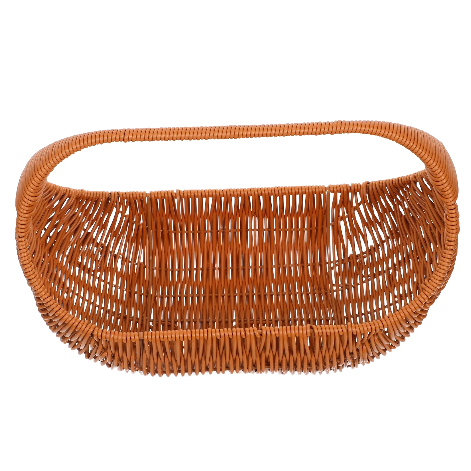 Sturdy Imitation Rattan Fruit Handwoven PP Iron Frame Small Woven Flower Girl Basket for Picnic Wedding Party Outdoor Use
Sturdy Imitation Rattan Fruit Handwoven PP Iron Frame Small Woven Flower Girl Basket for Picnic Wedding Party Outdoor Use