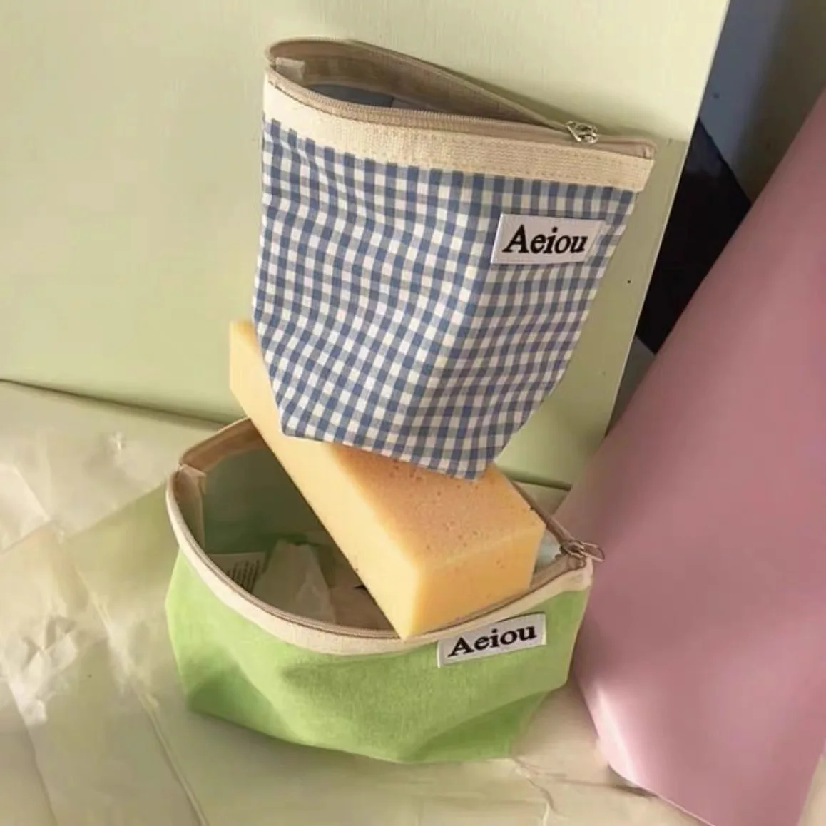 Большая вместительная косметичка-органайзер для мелочей и инструментов, холщовая, на молнии
Большая вместительная косметичка-органайзер для мелочей и инструментов, холщовая, на молнии