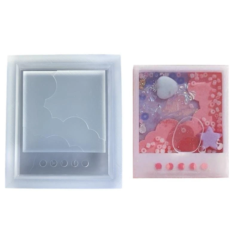 JU06 DIY Cloud Window Frame Silicone Epoxy Mold DIY Keychain Pendant Jewelry Crafting Mould for Valentines Gift
JU06 DIY Cloud Window Frame Silicone Epoxy Mold DIY Keychain Pendant Jewelry Crafting Mould for Valentines Gift