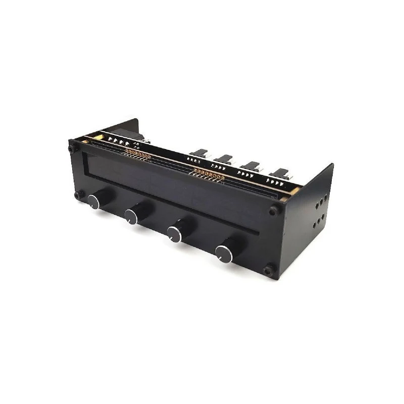LAMPTRON FC6 60Watt PWM Computer Drive Bay Fan Speed Controller Knob Colorful Adjustable Speed Gaming Fan Controller
LAMPTRON FC6 60Watt PWM Computer Drive Bay Fan Speed Controller Knob Colorful Adjustable Speed Gaming Fan Controller