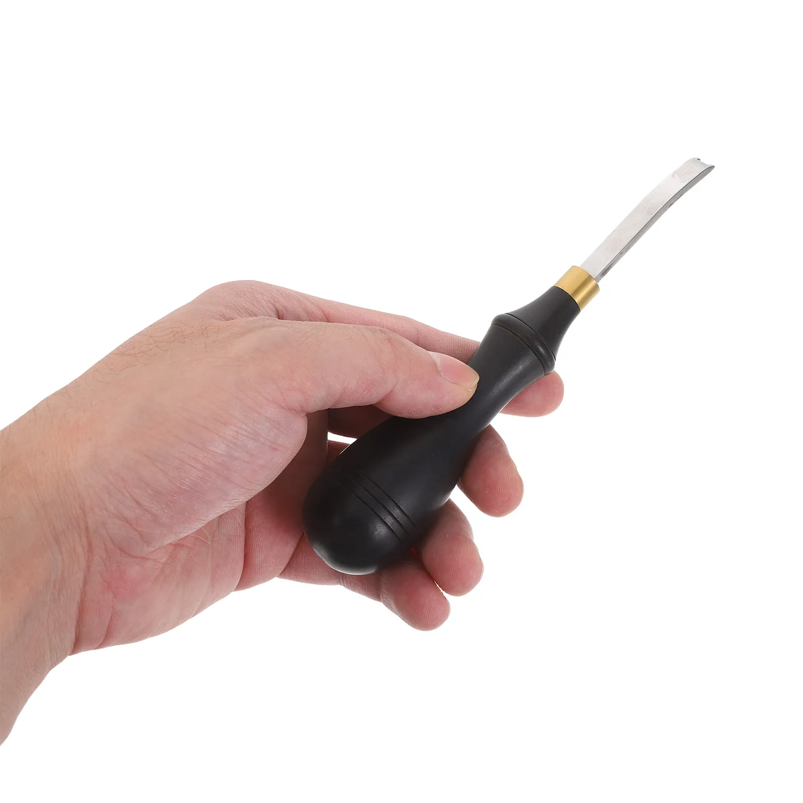 4Mm Leathercraft Edge Beveler with Ebony Wooden Handle for Precision Curved Surface Skiving Leatherworking Beveling and Craft
4Mm Leathercraft Edge Beveler with Ebony Wooden Handle for Precision Curved Surface Skiving Leatherworking Beveling and Craft