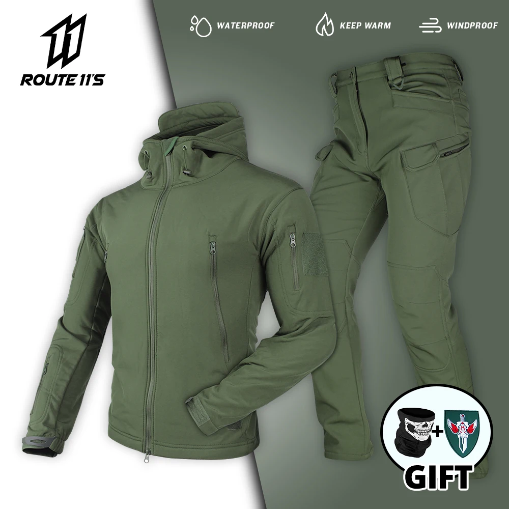 Tactical Jacket Fleece Winter Men Hiking Jackets Windbreaker Waterproof Soft Shell Jacket Motorcycle Camping Fishing Clothings
Tactical Jacket Fleece Winter Men Hiking Jackets Windbreaker Waterproof Soft Shell Jacket Motorcycle Camping Fishing Clothings