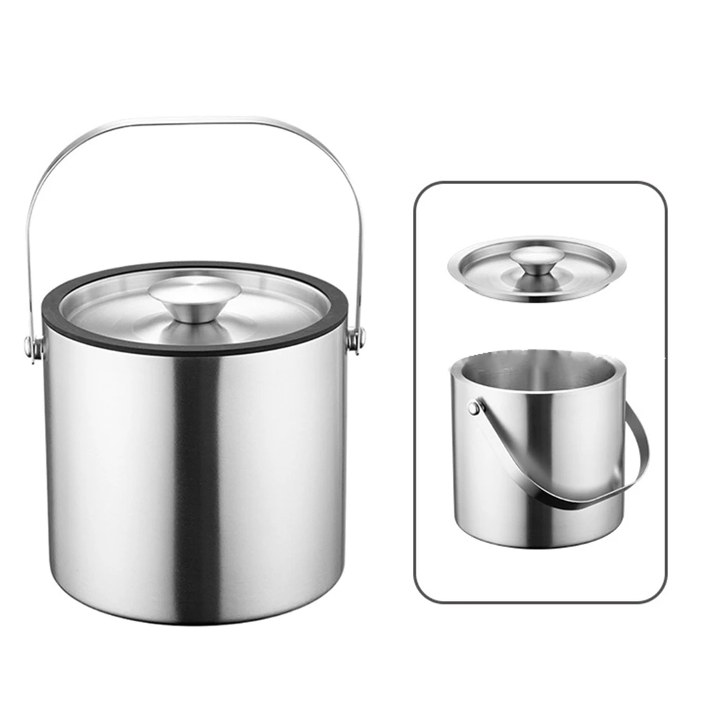 BAAR-Stainless Steel Ice Bucket 3L Double-Wall Vacuum Insulated Includes Ice Tongs & Scoop
BAAR-Stainless Steel Ice Bucket 3L Double-Wall Vacuum Insulated Includes Ice Tongs & Scoop