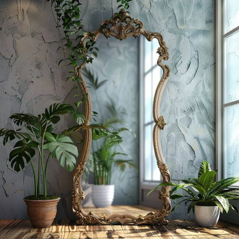 Apartment Long Big Mirrors Full Body Gold Nordic Princess Design Decorative Mirrors Vintage Dekoracyjne Lustra Home Decor Items
Apartment Long Big Mirrors Full Body Gold Nordic Princess Design Decorative Mirrors Vintage Dekoracyjne Lustra Home Decor Items