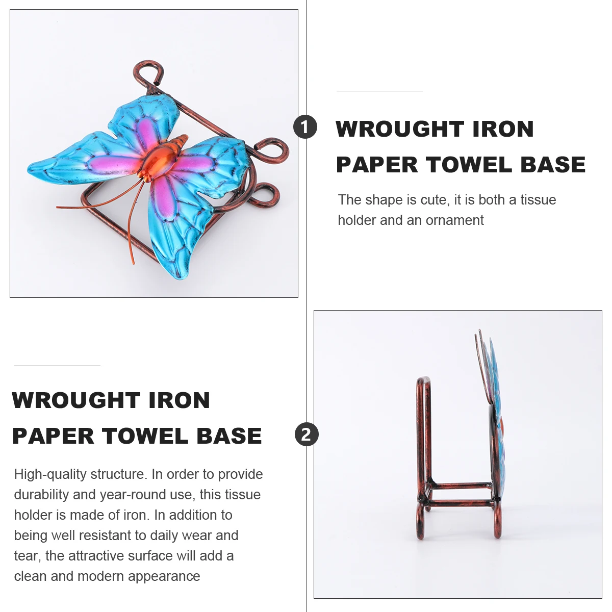 Butterfly Tissue Holder Metal Paper Rack Shaped ganizer Stainless Steel Desktop St Restaurant Accessories Bathroom Decor
Butterfly Tissue Holder Metal Paper Rack Shaped ganizer Stainless Steel Desktop St Restaurant Accessories Bathroom Decor