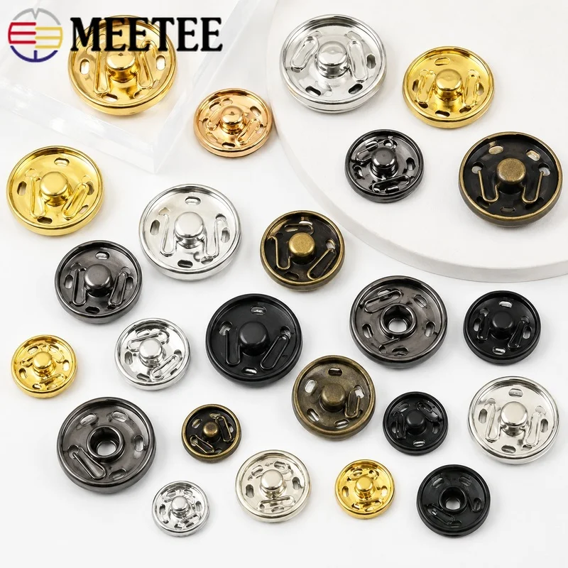 50Sets 8-30mm Metal Snap Button Brass Press Stud Fastener Round Sewing Coat Jacket Garment Scrapbook Craft Accessory Supplies
50Sets 8-30mm Metal Snap Button Brass Press Stud Fastener Round Sewing Coat Jacket Garment Scrapbook Craft Accessory Supplies